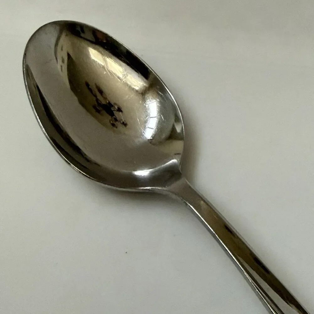 2pc Oneida Twin Star Dinner Fork / Soup Spoon Stainless Community Betty Crocker